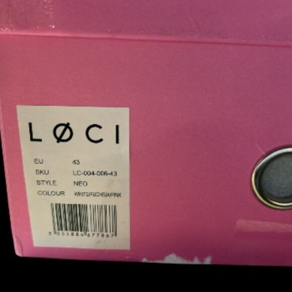 LØCI NEO Nicki Minaj // CHUN LI Sneakers-White/Fuchsia/Pink - Size US 11 / EU 43 - Picture 10 of 11